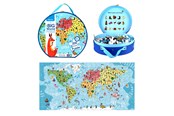 Puzzle - Barbo Classic Floor Suitcase Puzzle - Big World - 5845