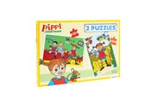 gry-planszowe-karciane-i-kosci - Pippi Langstrømpe Pippi - 2 Puzzles - 8624