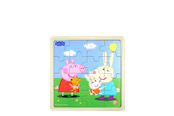 gry-planszowe-karciane-i-kosci - Peppa Pig - Framed Wooden Puzzle - Rebecca Rabbit - 9030