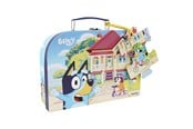 gry-planszowe-karciane-i-kosci - Bluey - Suitcase w. Puzzle - Bike - 9300