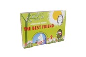 Książki dla dzieci - Book w. 2 Wooden Figure - The Best Friend - FG-5849