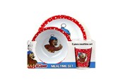 Pokój dziecięcy - Rasmus Klump - Mealtime Set - 3pcs - Red - 7482