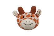 Zabawki dla niemowląt - Barbo Baby Knitted Ball w. Bell - Giraffe - 5998