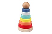 Zabawki dla niemowląt - Barbo Baby Stacking Rings - 6073