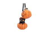 Drobiazgi - Nemesis Now - Whisper Wood - Pumpkin and Patch Hanging Ornament - B7655B26