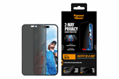 Telefon - szklo ochronne - PanzerGlass 2-Way Privacy Screen Protector iPhone 16 | 15 | Ultra-Wide Fit w. Fastfit in-a-box - PG97404