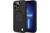 Telefon - Pokrowiec i etui - BMW BMHMP14LSILBK2 Case for iPhone 14 Pro - Black Signature Liquid Silicone MagSafe - 3666339124069
