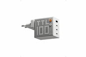 Telefon - Adapter i Ładowarka - SHARGE Pixel 100W USB-C & USB-A Charger - White - CDT-SG-100-EUR-DZP-BAI