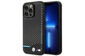 Telefon - Pokrowiec i etui - BMW BMHCP14L22NBCK iPhone 14 Pro 6.1 "black / black Leather Carbon - 3666339067182