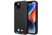 Telefon - Pokrowiec i etui - BMW BMHCP14M22PTDK iPhone 14 Plus 6.7 "black / black Leather Stamp Tricolor - 3666339066819