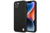 Telefon - Pokrowiec i etui - BMW BMHCP14MSLLBK iPhone 14 Plus 6.7 "black / black Leather Stamp - 3666339090395