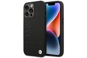 Telefon - Pokrowiec i etui - BMW BMHCP14XSLLBK iPhone 14 Pro Max 6.7 "black / black Leather Stamp - 3666339090418