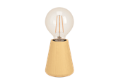Lampy - EGLO Stars of Light ASBY STÓŁ H100 E27 JASNE DREWNO - 44014