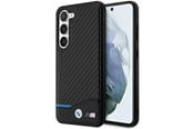 Telefon - Pokrowiec i etui - BMW Leather Carbon case for Samsung Galaxy S23+ - black - 3666339114589
