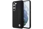 Telefon - Pokrowiec i etui - BMW BMHCS23M22RDPK S23+ S916 black/black hardcase Leather Textured & Stripe - 3666339114527