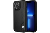 Telefon - Pokrowiec i etui - BMW BMHCP14L22RBDK iPhone 14 Pro 6.1" black/black hardcase Leather Blue Dots - 3666339066420