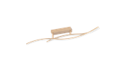 Lampy - EGLO GRISOLIA sufitowy L849 12W 1500LM 4000K w kolorze drewna - 901211