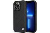Telefon - Pokrowiec i etui - BMW BMHCP14L22RQDK iPhone 14 Pro 6.1" black/black Leather Quilted - 3666339066468
