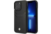 Telefon - Pokrowiec i etui - BMW BMHCP14L22RSEPK iPhone 14 Pro 6.1" black/black Leather Card Slot - 3666339066789