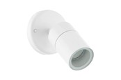 Lampy - EGLO STOCKHOLM 1 ZEWNĘTRZNA LAMPA ŚCIENNA BIAŁY - 75337