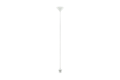 Lampy - EGLO YORTH ZAWIESZENIE E27 2M TEKSTYLNY BIAŁY - 33584
