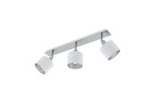 Lampy - EGLO VALBIANO LISTWA SPOTOWA 3XE14 BS/BIAŁY - 97534