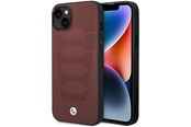 Telefon - Pokrowiec i etui - BMW BMHCP14S22RPSR iPhone 14 6.1" burgundy/burgundy Leather Seats Pattern - 3666339066567