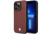 Telefon - Pokrowiec i etui - BMW BMHMP14L22RFGR iPhone 14 Pro 6.1" Burgundy/burgundy Leather Diamond Pattern MagSafe - 3666339088927