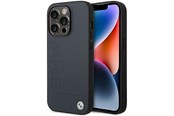 Telefon - Pokrowiec i etui - BMW BMHMP14XSLLNA iPhone 14 Pro Max 6.7" navy/navy hardcase Leather Hot Stamp MagSafe - 3666339089252