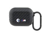 Telefon - Inne akcesoria - BMW BMAPWMPUCA2 AirPods Pro cover black/black Carbon Double Metal Logo - 3666339123833