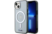 Telefon - Pokrowiec i etui - BMW Silver Ring MagSafe case for iPhone 14 Plus - transparent - 3666339122355