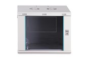 Szafa rack - DIGITUS DN-37104 - 9U Wall-Mounted Cabinet | 600x450mm | Glass Door | Unmounted - DN-37104