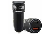Telefon - Adapter i Ladowarka - BMW charger BMCCMUSBCK PD-QC 3.0 20W Fast Charge black/black M Edition - 3666339122485