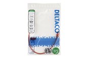 Kabel sieciowy - Deltaco patch cable - 0.3 m - red - Czerwony - TP-603R-SLIM