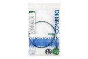 Kabel sieciowy - Deltaco patch cable - 0.5 m - green - Zielony - TP-605G-SLIM