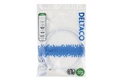 Kabel sieciowy - Deltaco patch cable - 1.5 m - white - Biały - TP-6105W-SLIM