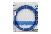 Kabel sieciowy - Deltaco patch cable - 15 m - blue - Niebieski - TP-615B-SLIM