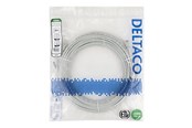 Kabel sieciowy - Deltaco patch cable - 20 m - grey - Szary - TP-620-SLIM
