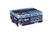 Koty - Brit Premium by Nature Delicate fillets in gravy Box - wet cat food - 48x85g - 8595602580316