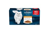 Koty - PURINA NESTLE Gourmet Perle Mini filety w sosie - mokra karma dla kota - 60x85g - 8445291615236