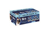 Koty - Brit Premium by Nature Delicate fillets in gravy Box - wet cat food - 36x85g - 8595602580873