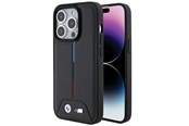 Telefon - Pokrowiec i etui - BMW Quilted Tricolor iPhone 15 Pro Case - Black - 3666339143572