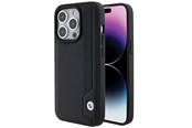 Telefon - Pokrowiec i etui - BMW Leather Blue Dots iPhone 15 Pro Max Case - Black - 3666339142339