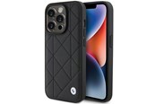 Telefon - Pokrowiec i etui - BMW Leather Quilted case for iPhone 15 Pro Max - black - 3666339142414