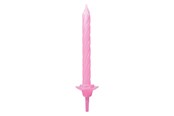 Zabawki - Globos Cake Candles with Holders Light Pink - 12 pcs. - 1105