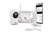 Akcesoria dla niemowląt - Momini BlissEye Baby Monitor with 5" HD Screen and Camera White - 5906601060281