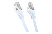 Kabel sieciowy - Gembird Cablexpert patch cable - 10 m - white - Biały - PP6A-LSZHCU-W-10M