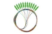 Kabel sieciowy - Lanberg pigtail - 2 m - multicolour - Czarny - FP-SCAP-SS21-1202-MC
