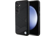 Telefon - Pokrowiec i etui - BMW BMHCS24S23RCGPK S24 S921 black/black hardcase Signature Leather Crossing Lines Pattern - 3666339242626