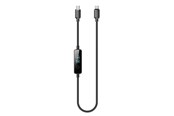 Kabel USB - 4smarts USB-C Cable ScreenCord 240W 1.2m - Black - 543240